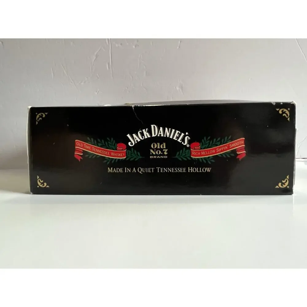 Vintage Jack Daniel’s Old No. 7 Jesse Gamble Signature Glass Set Sealed NOS